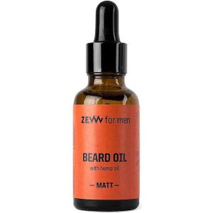 Zew For Men Beard Oil with Hemp Oil Baardolie met Hennepolie Matt 30 ml