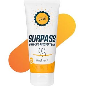 SURPASS Warm-Up & Recovery Balm 200ml - Hotflux Spier- en Gewrichtsverlichtende Crème - Innovatieve Lichaamsverwarming - Ondersteuning Bij Herstel na het Sporten - Geen Irritatie