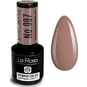 La Pink, UV, LED, Hybrid, Color Cream, lange houdbaarheid en zeer eenvoudig aan te brengen, perfect voor nagelkunst, doe-het-zelf, thuis of in de manicuresalon, 9 ml