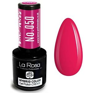 La Pink Nagellak, UV, LED, Hybrid, Color Cream – lange houdbaarheid en zeer eenvoudig aan te brengen, perfect voor nagelkunst, doe-het-zelf thuis of in de manicuresalon, 9 ml (magenta)