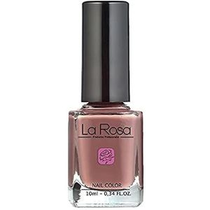 La Rosa - Nagellak 10 ml - nr. 101 - lichtbruin met roze, warme en rijke tint