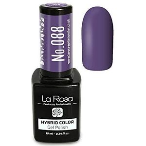 La Rosa UV LED Hybrid Gel nagellak - Nr. 088, 10 ml violet-grijs
