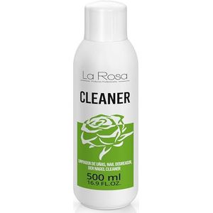 LaRosa Nagelreiniger 500ml – Voor het verwijderen van de plaklaag van gel, Nagelcleaner, Nail Cleaner, met een frisse limoengeur