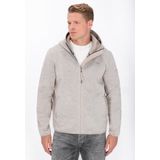 Schmuddelwedda - Fleece Jas - Ivoor - Met Capuchon - Losse Pasvorm