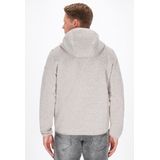 Schmuddelwedda - Fleece Jas - Ivoor - Met Capuchon - Losse Pasvorm