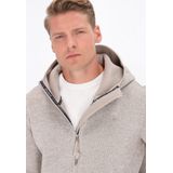 Schmuddelwedda - Fleece Jas - Ivoor - Met Capuchon - Losse Pasvorm