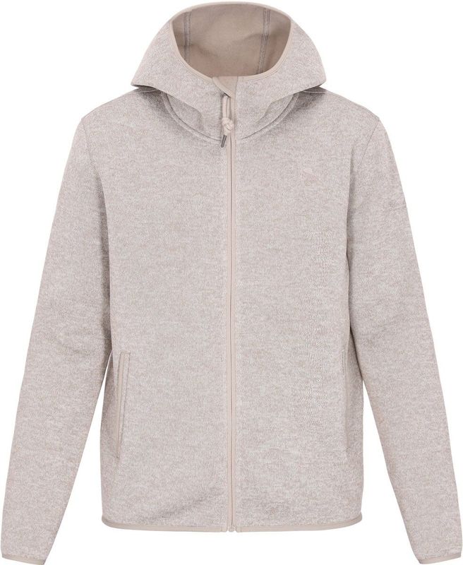 Schmuddelwedda - Fleece Jas - Ivoor - Met Capuchon - Losse Pasvorm