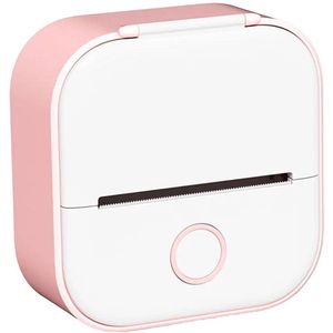 Phomemo - T02 - Draagbare Labelprinter - Roze/Wit - Compact Ontwerp