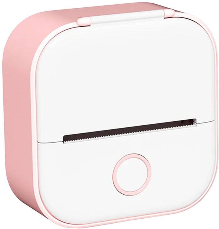 Phomemo - T02 - Draagbare Labelprinter - Roze/Wit - Compact Ontwerp