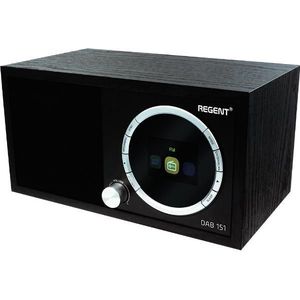 Ferguson Regent DAB + 151 zwart (DAB+, FM, DAB, Bluetooth), Radio, Zwart