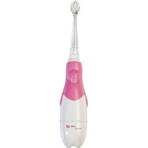 Meriden Kiddy Sonische tandenborstel voor kinderen, 0-4 jaar, pinguïn, elektrische tandenborstel met ledlicht, Smart Timer, 2 zachte borstelkoppen, waterdicht, voor meisjes en jongens, roze