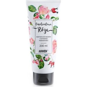 Anwen Conditioner - Emollient Rose - 200 ml - Voor Zeer Poreus Haar