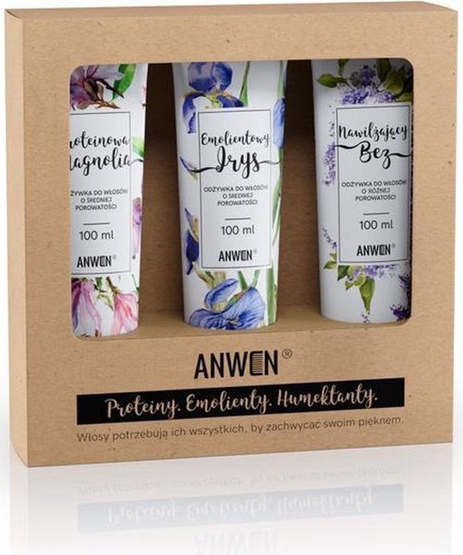 Anwen - Proteins Emollients Humectants - Verzorgende Conditioner - 3 x 100 ml