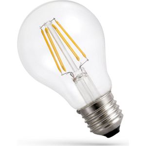 Spectrum - LED filament lamp - niet dimbaar - E27 A60 - 6W vervangt 70W - 3000K warm wit licht