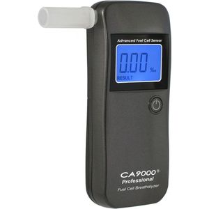 CA9000 Professionele alcoholtester, elektrochemische promilletester, digitale elektrochemische promilletester, lcd-verlichte alcomat