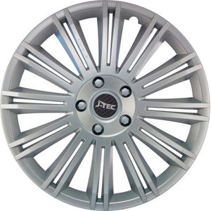 J-Tec Wieldoppen 14 inch Discovery zilver