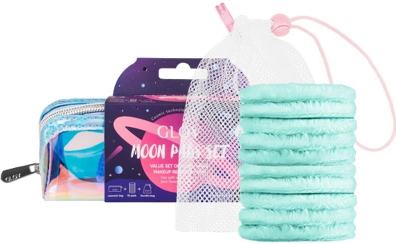 GLOV - Moon Pads - Cadeauset - 10 Herbruikbare Pads - Holografisch Zakje