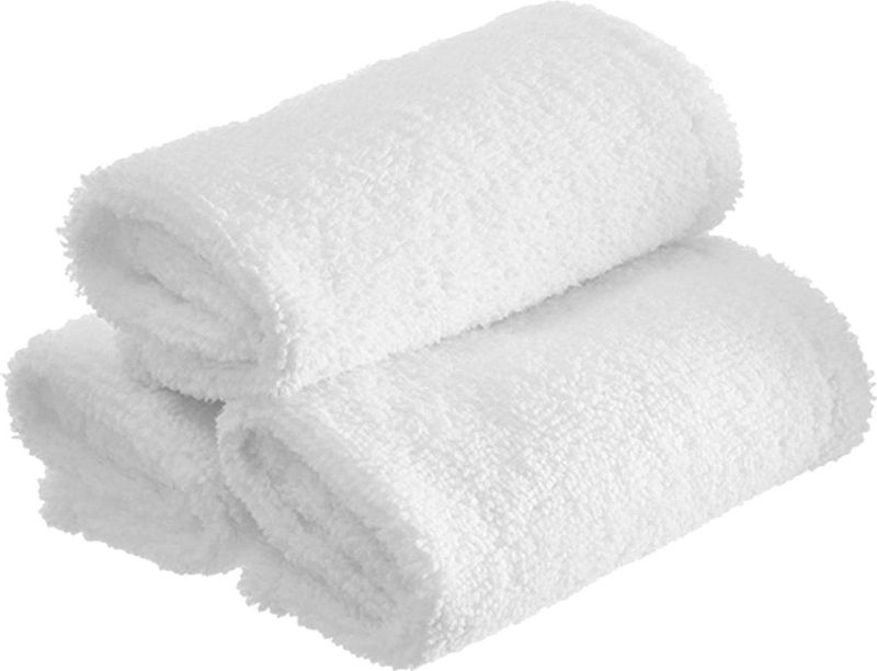 GLOV - Luxe Gezichtshanddoeken - Set van 3 - Microvezel - Wit