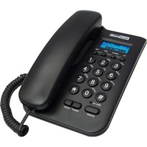 Maxcom - KXT 100 - Telefoon - Zwart - Bedrade Telefoon met Verlicht Scherm