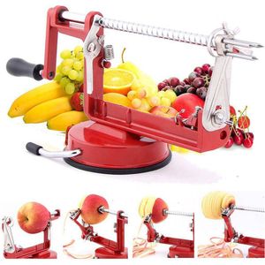 Appelschiller 3in1 - Keukengadget - Zilver - RVS