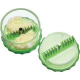 Garlic Chef KnoflookPers RVS - Knoflook hakker - Keukenhulp Knoflooksnijder -  20 bladen - 9 x 6 cm