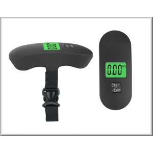 Digitale kofferweegschaal - Draagbare Elektronische Weegschaal tot 40 Kg - Lcd-scherm - Tassen/Koffers Wegen voor het Reizen - Travel - Reisweegschaal