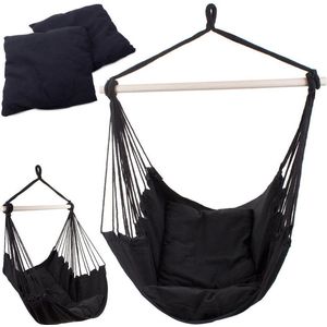 Braziliaanse hangstoel- Hangmat- Hangstoel - Buiten - Tuin - 2 kussens