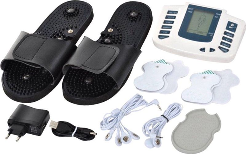Tens apparaat - Elektrostimulator SPIEREN EN ZENUWEN stimulator TABS VOOR MASSAGE - EMS Therapie - Stroomtherapie - Pijnbestrijding - Afvallen