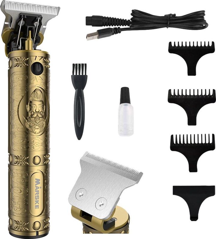 Mãrske - MS-5021 - Baardtrimmer - Draadloos - Inclusief 3 Opzetkammen