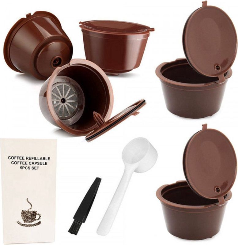 5x Herbruikbare Dolce Gusto Koffiecapsules