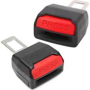 Auto - Gordel Verlenger - Zwart - Veiligheidsgordel - Universele Autogordel - 2 Stuks