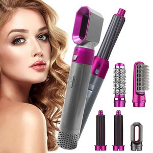 Krultang - 5 in 1 - keramisch - Voor drogen, stijlen, krullen en volume - Hair styler - föhn -