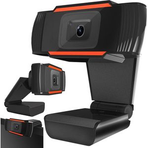 Cam Webcam Full HD 1080P - Zwart - Ingebouwde Microfoon