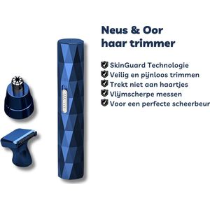 Professionele Neushaartrimmer en Oortrimmer - Unisex