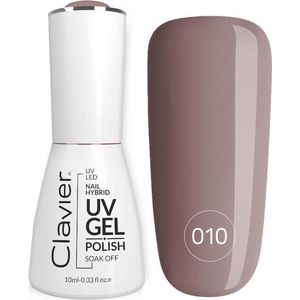 Luxury Nail Hybrid UV-gel polish, 10 ml in flacon met applicator, tot 3 weken houdbaar, voor uv- en ledlampen, uitharding: 2 minuten in UV of 30 seconden in led-lichtapparaat
