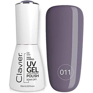 Luxury Nail Hybrid UV-gel polish, 10 ml in flacon met applicator, tot 3 weken houdbaar, voor uv- en ledlampen, uitharding: 2 minuten in UV of 30 seconden in led-lichtapparaat