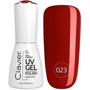 Luxury Nail Hybrid UV-gel polish, 10 ml in flacon met applicator, tot 3 weken houdbaar, voor uv- en ledlampen, uitharding: 2 minuten in UV of 30 seconden in led-lichtapparaat