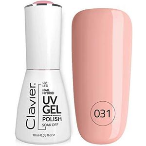 Luxury Nail Hybrid UV-gel polish, 10 ml in flacon met applicator, tot 3 weken houdbaar, voor uv- en ledlampen, uitharding: 2 minuten in UV of 30 seconden in led-lichtapparaat