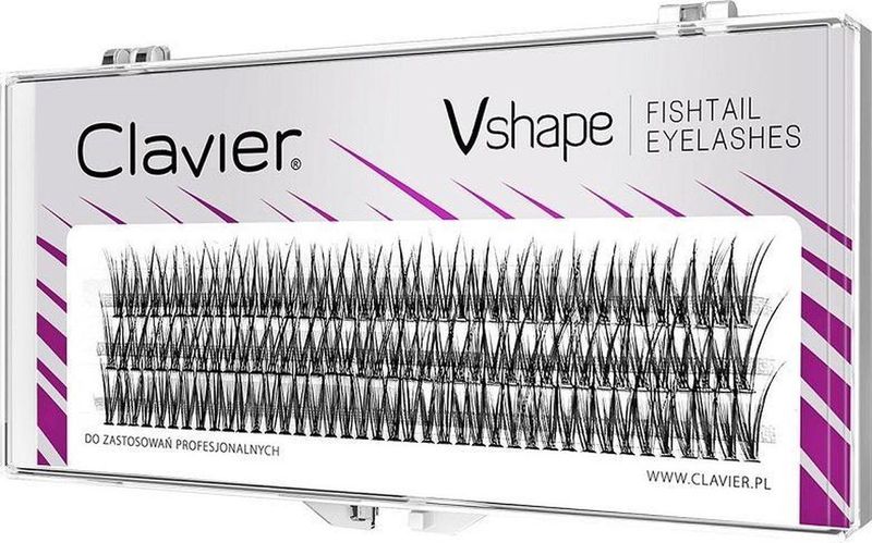 Clavier _Vshape clumps of eyelashes 14mm