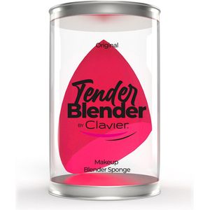 Clavier Tender Blender, make-upspons voor vloeibare foundation en poeder, cadeau voor vrouwen (roze afgesneden)