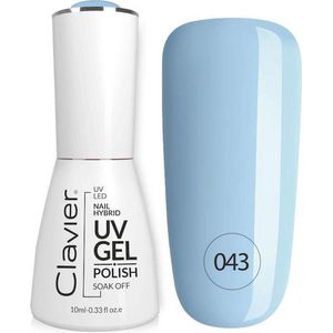 Luxury Nail Hybrid UV-gel polish, 10 ml in flacon met applicator, tot 3 weken houdbaar, voor uv- en ledlampen, uitharding: 2 minuten in UV of 30 seconden in led-lichtapparaat