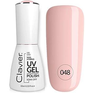 Luxury Nail Hybrid UV-gel polish, 10 ml in flacon met applicator, tot 3 weken houdbaar, voor uv- en ledlampen, uitharding: 2 minuten in UV of 30 seconden in led-lichtapparaat