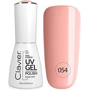 Luxury Nail Hybrid UV-gel polish, 10 ml in flacon met applicator, tot 3 weken houdbaar, voor uv- en ledlampen, uitharding: 2 minuten in UV of 30 seconden in led-lichtapparaat