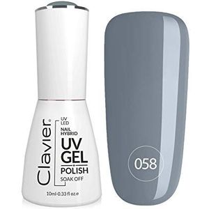 Luxury Nail Hybrid UV-gel polish, 10 ml in flacon met applicator, tot 3 weken houdbaar, voor uv- en ledlampen, uitharding: 2 minuten in UV of 30 seconden in led-lichtapparaat