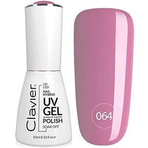 Luxury Nail Hybrid UV-gel polish, 10 ml in flacon met applicator, tot 3 weken houdbaar, voor uv- en ledlampen, uitharding: 2 minuten in UV of 30 seconden in led-lichtapparaat