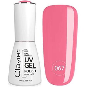 Luxury Nail Hybrid UV-gel polish, 10 ml in flacon met applicator, tot 3 weken houdbaar, voor uv- en ledlampen, uitharding: 2 minuten in UV of 30 seconden in led-lichtapparaat