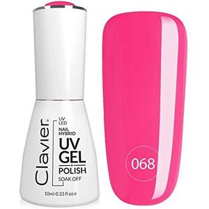 Luxury Nail Hybrid UV-gel polish, 10 ml in flacon met applicator, tot 3 weken houdbaar, voor uv- en ledlampen, uitharding: 2 minuten in UV of 30 seconden in led-lichtapparaat