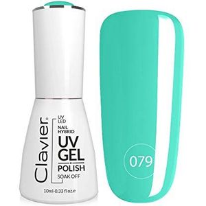 Luxury Nail Hybrid UV-gel polish, 10 ml in flacon met applicator, tot 3 weken houdbaar, voor uv- en ledlampen, uitharding: 2 minuten in UV of 30 seconden in led-lichtapparaat