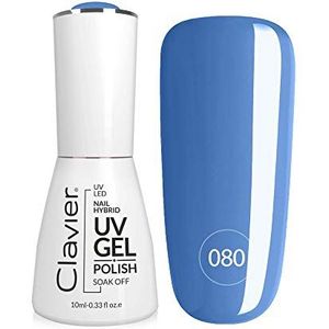 Luxury Nail Hybrid UV-gel polish, 10 ml in flacon met applicator, tot 3 weken houdbaar, voor uv- en ledlampen, uitharding: 2 minuten in UV of 30 seconden in led-lichtapparaat