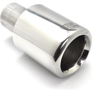 Ulter Sport Uitlaatsierstuk - Rond 100mm Big Rim - Lengte 180mm - Montage ->50mm - RVS